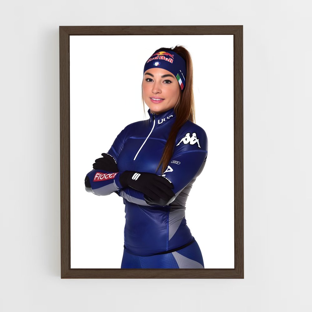 Poster Dorothea de wierer – affiche Biathlon (vue 5)